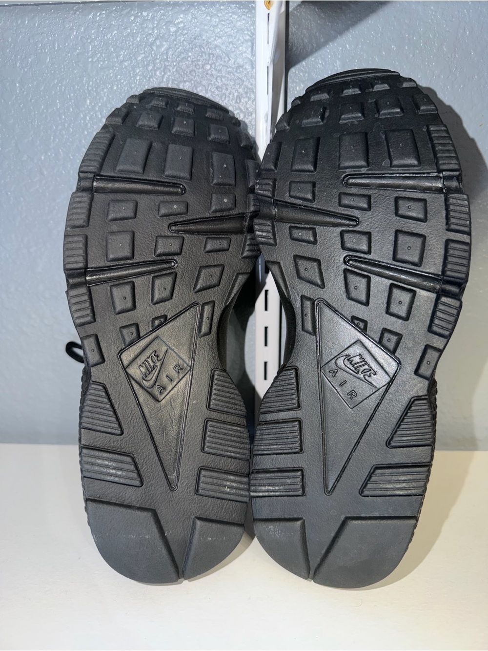 Nike Women's Black Leather & Mesh Sneakers - Picture 6 of 7